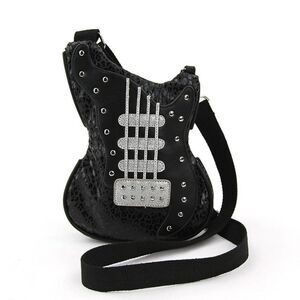 Guitar Crossbody Bag in Vinyl - HOST PICK!!